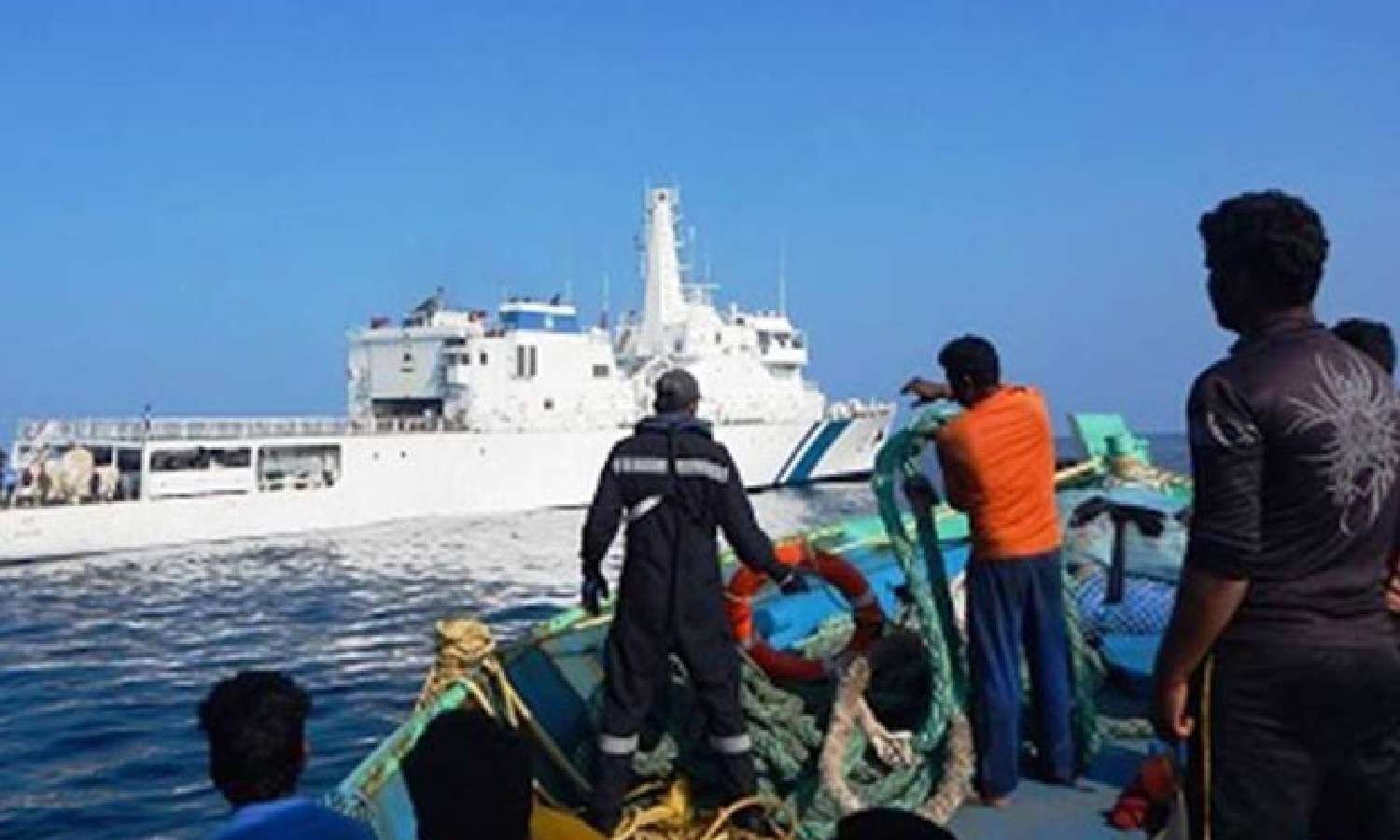 Indian Coast Guard Rescues 12 crew members in Coordination with Pakistan