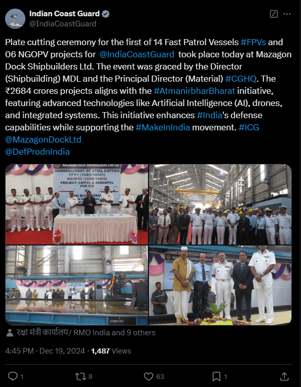 Plate cutting Ceremony of FLVs